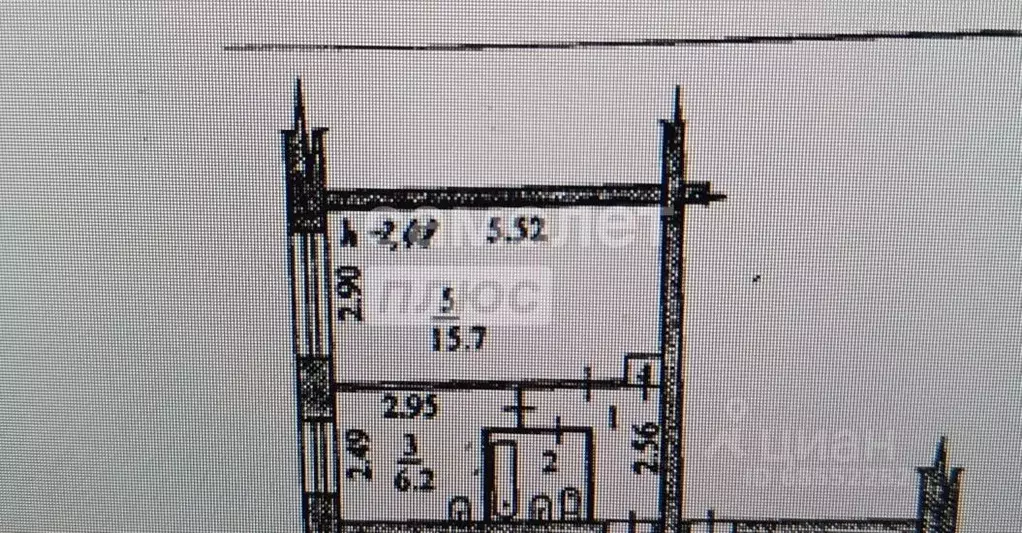1-к кв. Свердловская область, Серов ул. Каляева, 29 (29.4 м) - Фото 2