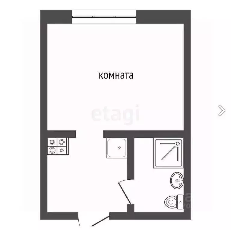 Комната Свердловская область, Каменск-Уральский Октябрьская ул., 106 ... - Фото 2