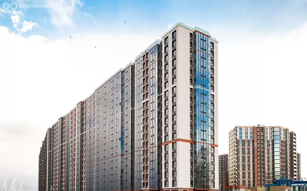 Квартира-студия: Санкт-Петербург, улица Вадима Шефнера, 4 (21.3 м) - Фото 2