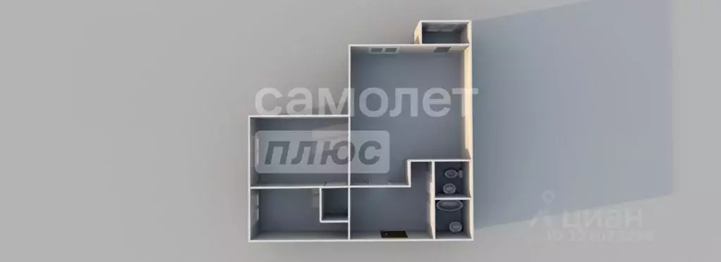2-к кв. Пензенская область, Пенза Ключевая ул., 99 (67.7 м) - Фото 1