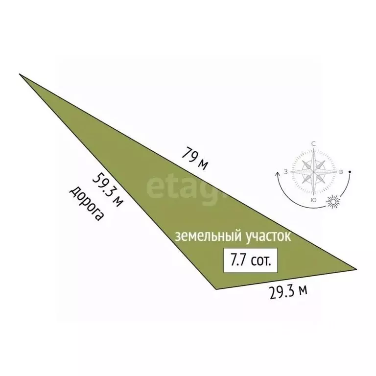 Участок в Забайкальский край, Читинский район, с. Смоленка  (7.68 ... - Фото 2