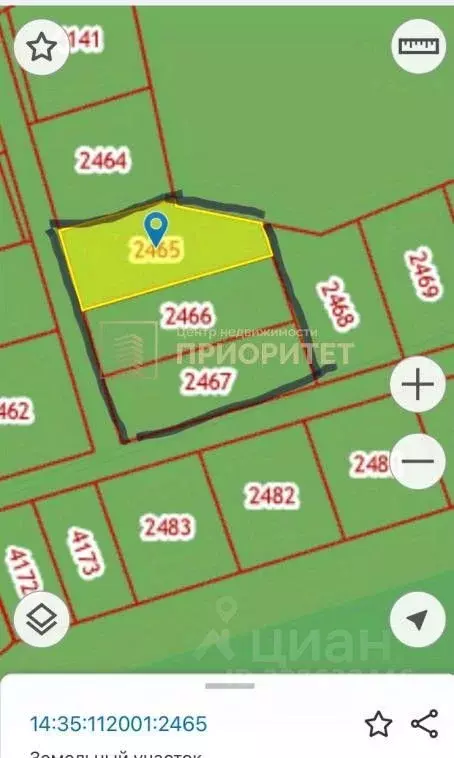 Участок в Саха (Якутия), Якутск городской округ, с. Хатассы ул. ... - Фото 0