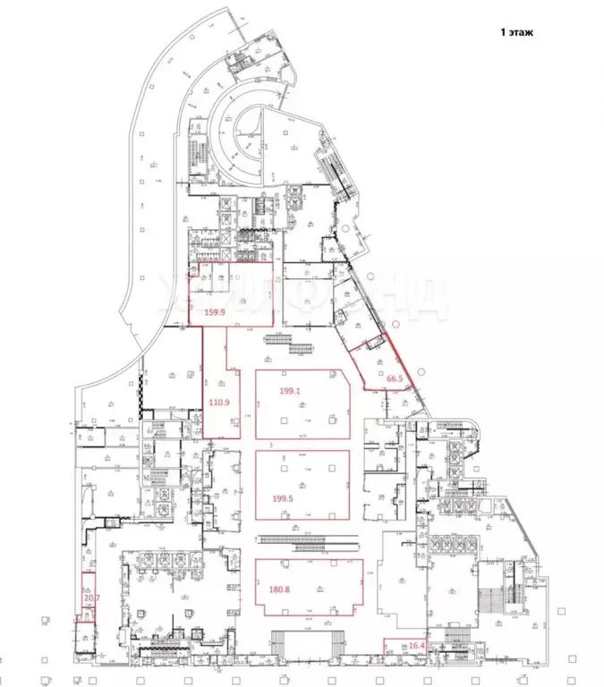 Помещение свободного назначения в Москва Новинский бул., 8 (181 м) - Фото 1
