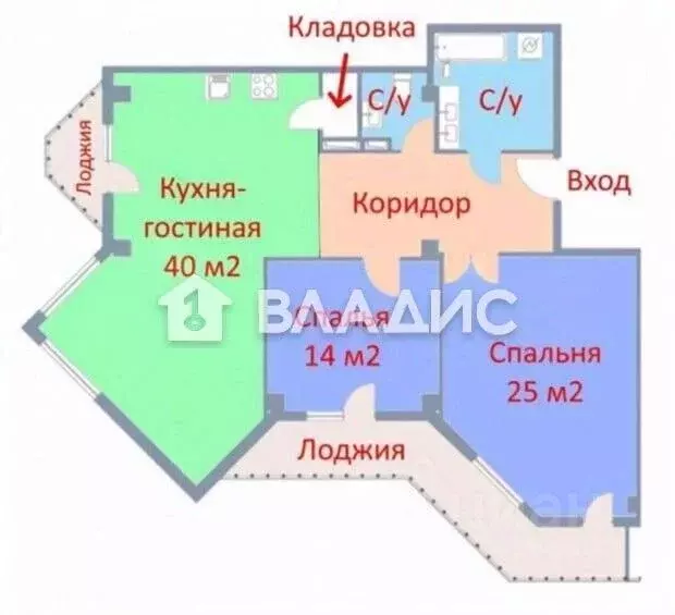 3-к кв. Белгородская область, Белгород ул. Горького, 54В (100.0 м) - Фото 2