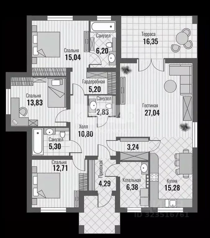 Коттедж в Москва Зеленые Кварталы Акиньшино кп,  (151 м) - Фото 1