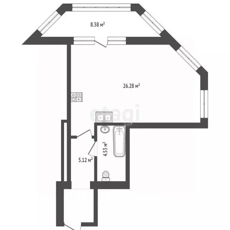 Студия Архангельская область, Архангельск наб. Северной Двины, 15к1 ... - Фото 2