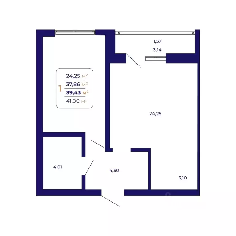 1-к кв. Башкортостан, Уфа Затон-Восточный жилрайон, Паруса жилой ... - Фото 1