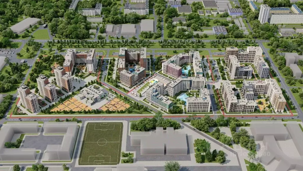 3-к кв. Омская область, Омск Зеленая река мкр, (78.3 м) - Фото 1