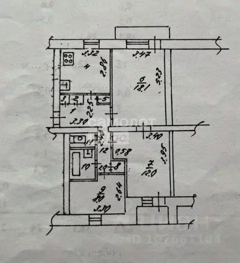 3-к кв. Липецкая область, Липецк Астраханская ул., 15А (62.1 м) - Фото 1