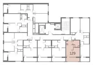 Квартира-студия, 25,2 м, 10/10 эт. - Фото 1