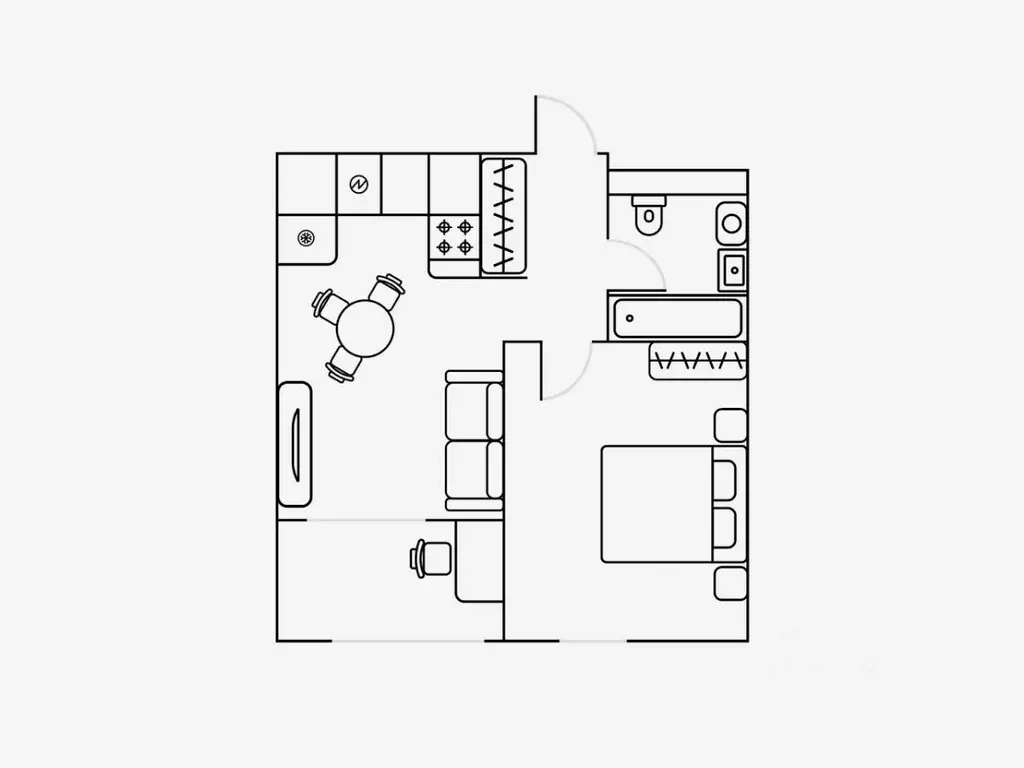 2-к кв. Свердловская область, Екатеринбург ул. Шаумяна, 24 (38.0 м) - Фото 1
