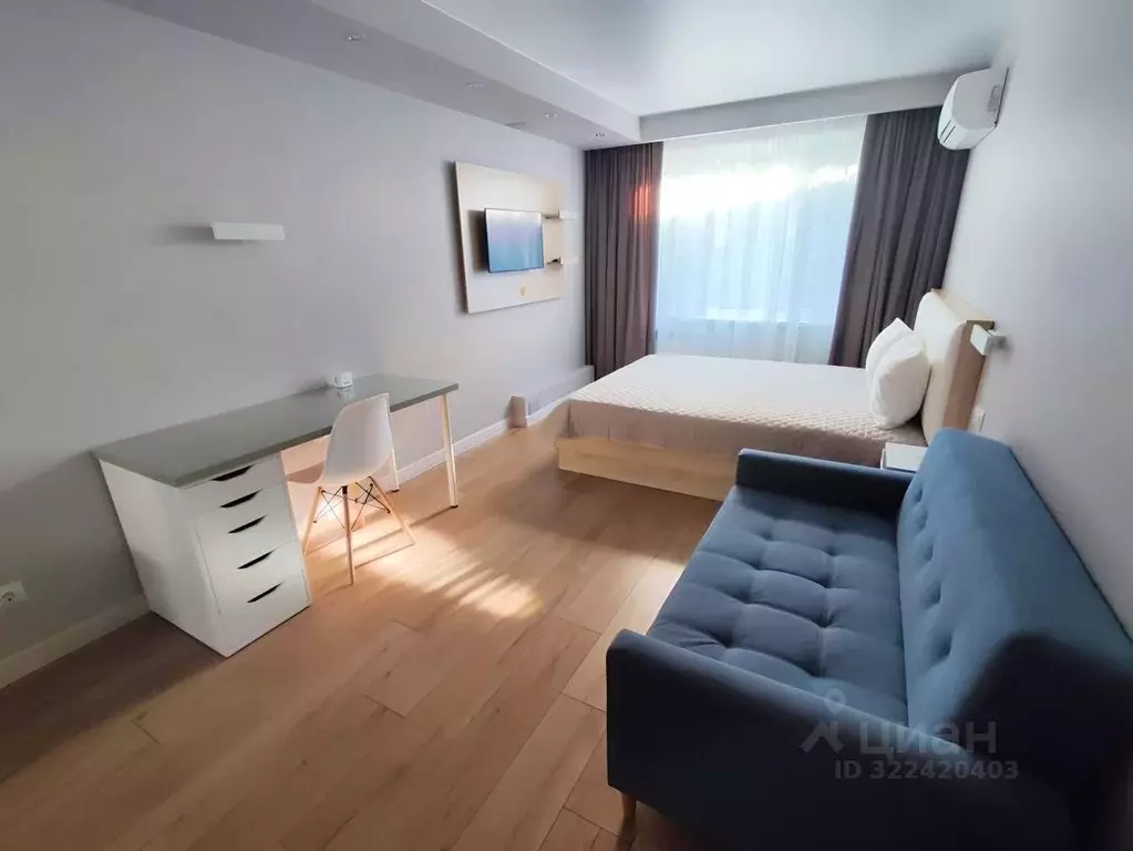 1-к кв. Краснодарский край, Сочи Бытха мкр, ул. Дивноморская, 17 (30.0 ... - Фото 0