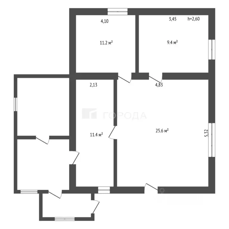Дом в Кемеровская область, Новокузнецк Удмуртская ул., 18 (58 м) - Фото 2