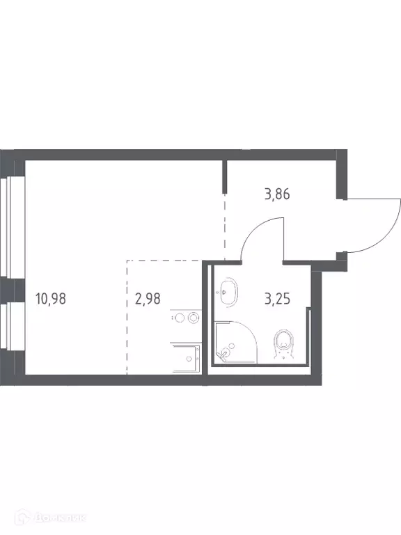 Продаётся 1-к квартира, 21.1 м - Фото 0