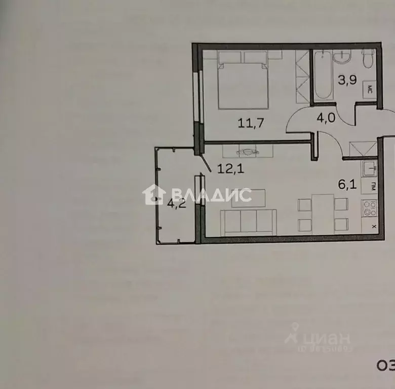 2-к кв. Карелия, Петрозаводск ул. Тапиола, 1к1 (42.5 м) - Фото 2