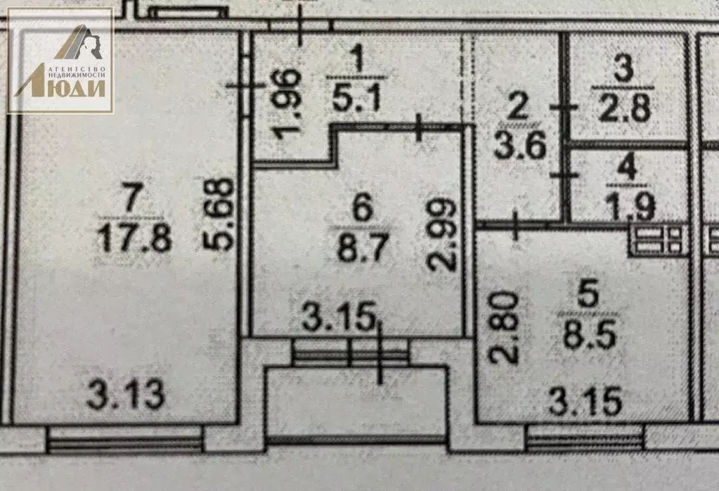 2-к кв. Новосибирская область, Новосибирск Степная ул., 262Б (48.4 м) - Фото 1