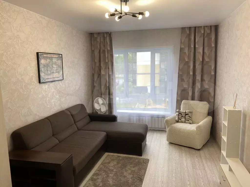 1-к. квартира, 37,4 м, 2/9 эт. - Фото 1