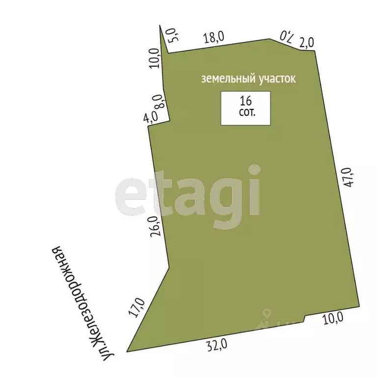 Участок в Краснодарский край, Ейск Железнодорожная ул. (16.0 сот.) - Фото 2