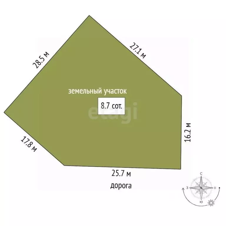 Участок в Ростовская область, Аксайский район, Щепкинское с/пос, пос. ... - Фото 1