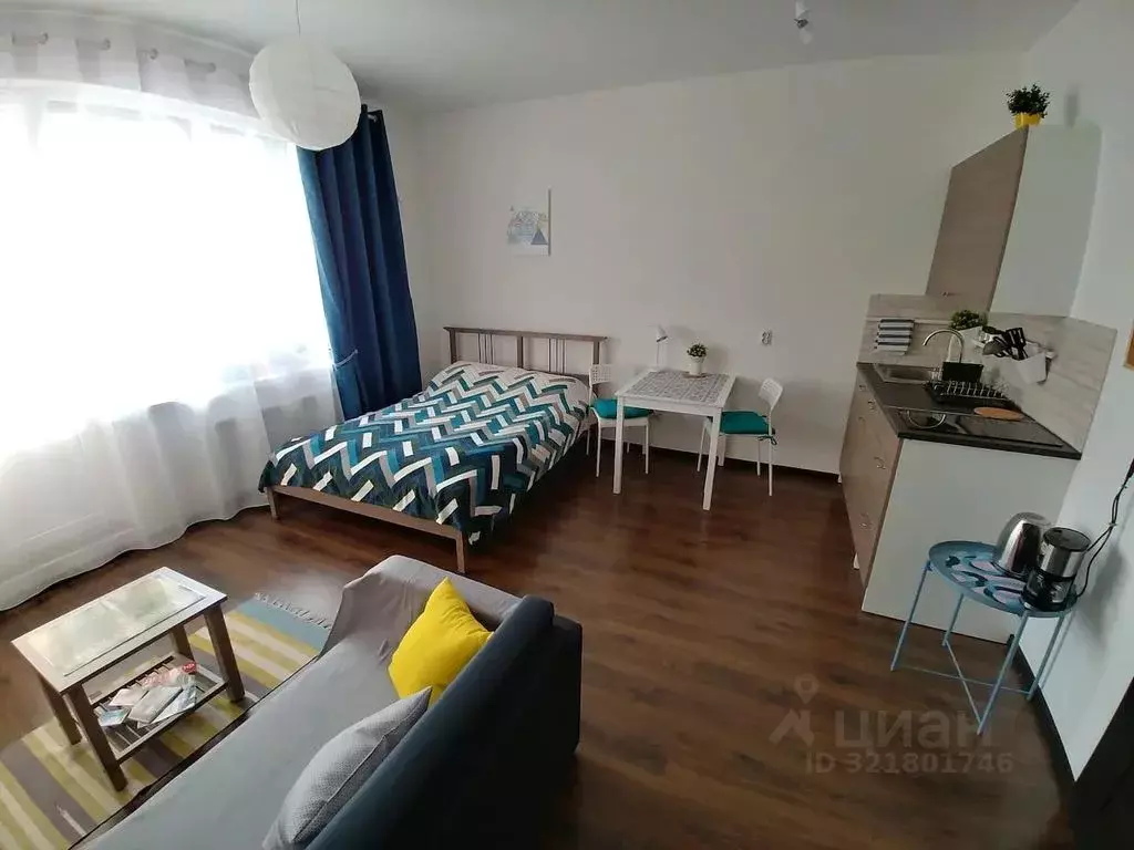 Студия Санкт-Петербург Кондратьевский просп., 68к4 (27.0 м) - Фото 1