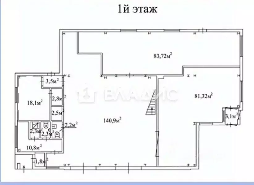 Помещение свободного назначения в Москва Шипиловская ул., 28А (395 м) - Фото 1