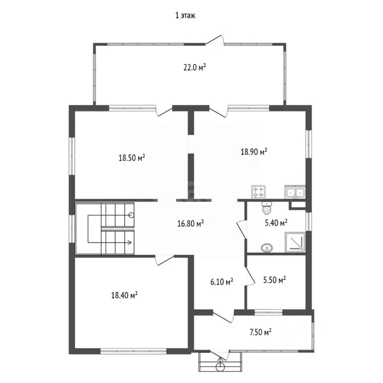 Дом в Ленинградская область, Всеволожский район, Агалатовское с/пос, ... - Фото 2