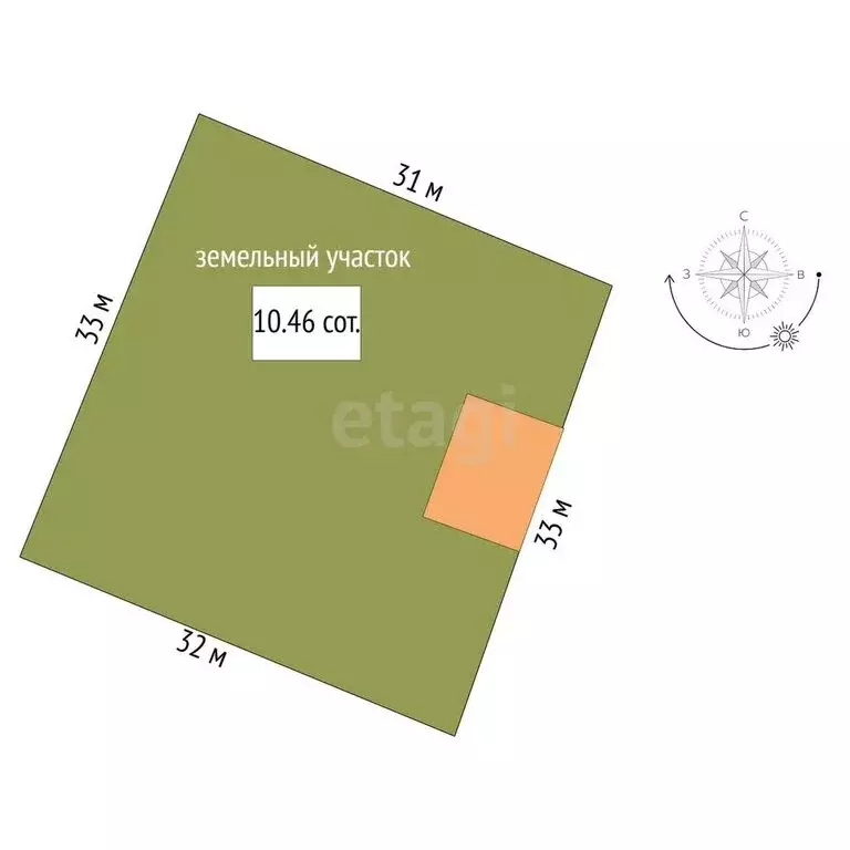 Дом в село Тимохинское, Октябрьская улица (50.5 м) - Фото 1