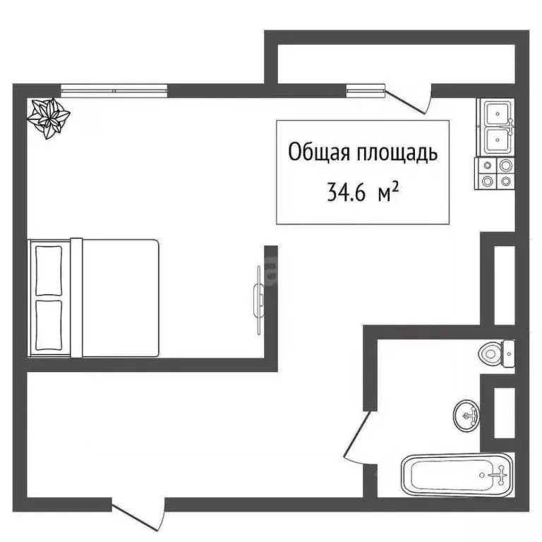 1-к кв. Новосибирская область, Новосибирск ул. Адриена Лежена, 26/2 ... - Фото 2