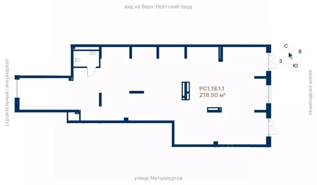 Помещение свободного назначения в Свердловская область, Екатеринбург ... - Фото 1