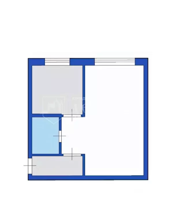 1-к кв. Кемеровская область, Кемерово просп. Ленина, 71 (31.8 м) - Фото 2