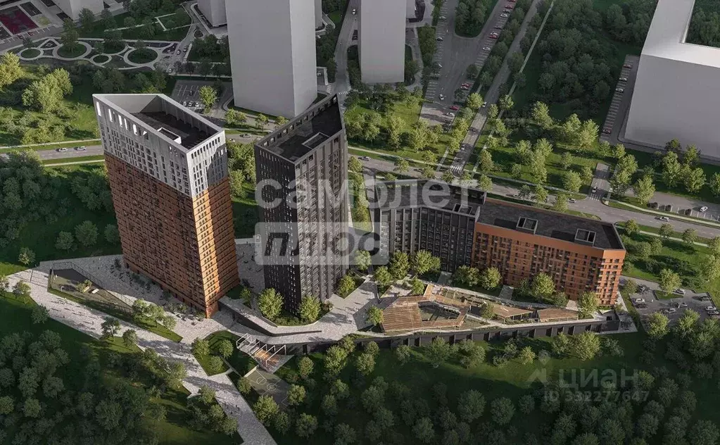 2-к кв. Татарстан, Казань ул. Аделя Кутуя, 181 (66.0 м) - Фото 2
