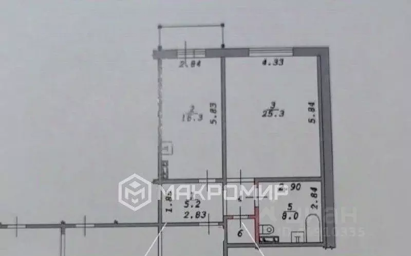 1-к кв. Новосибирская область, Новосибирск ул. Татьяны Снежиной, 29 ... - Фото 2