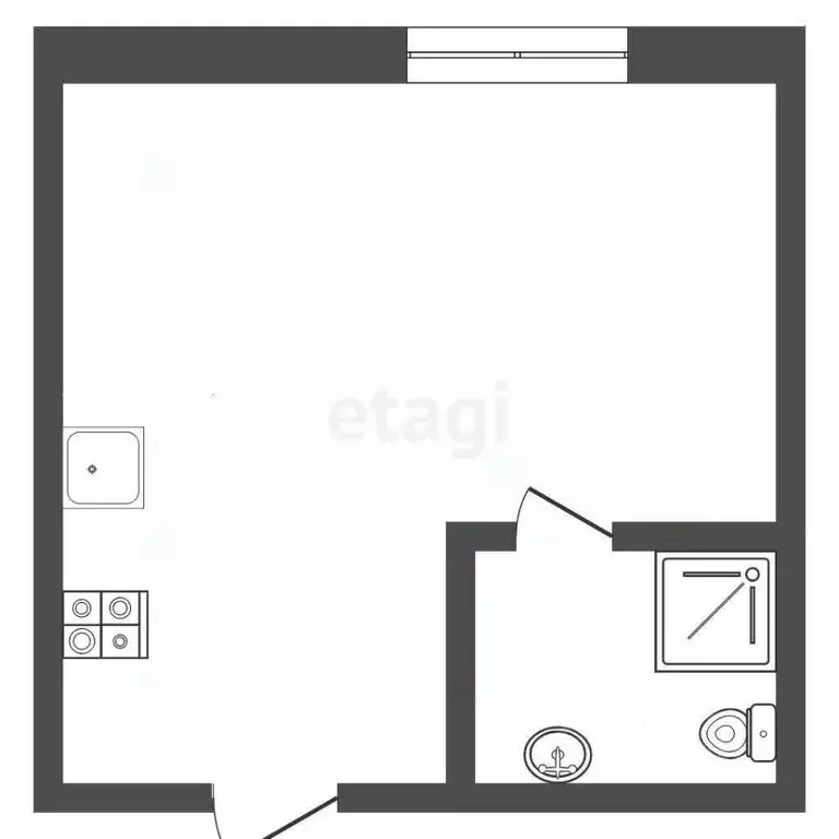 Студия Ростовская область, Ростов-на-Дону просп. Стачки, 298 (22.0 м) - Фото 2