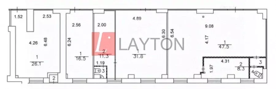 Торговая площадь в Москва Зеленый просп., 24С2 (150 м) - Фото 1