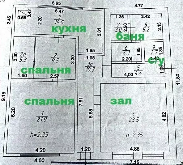 Дом в Татарстан, Казань ул. Охотничья, 47 (104 м) - Фото 2