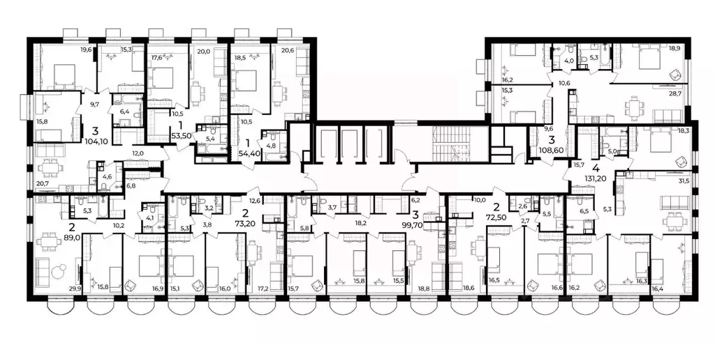 4-к кв. Нижегородская область, Нижний Новгород ул. Воровского, 8 ... - Фото 2