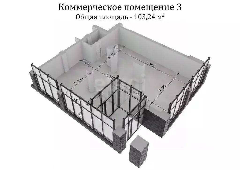 Помещение свободного назначения в Брянская область, Брянск Школьный ... - Фото 1