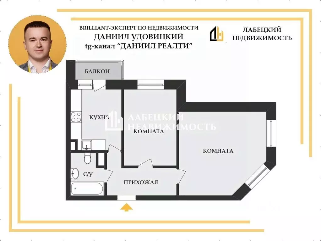 2-к кв. Ленинградская область, Кудрово г. Всеволожский район, ... - Фото 2