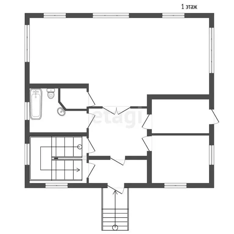 Дом в Кировский район, Путиловское сельское поселение, деревня Горная ... - Фото 1