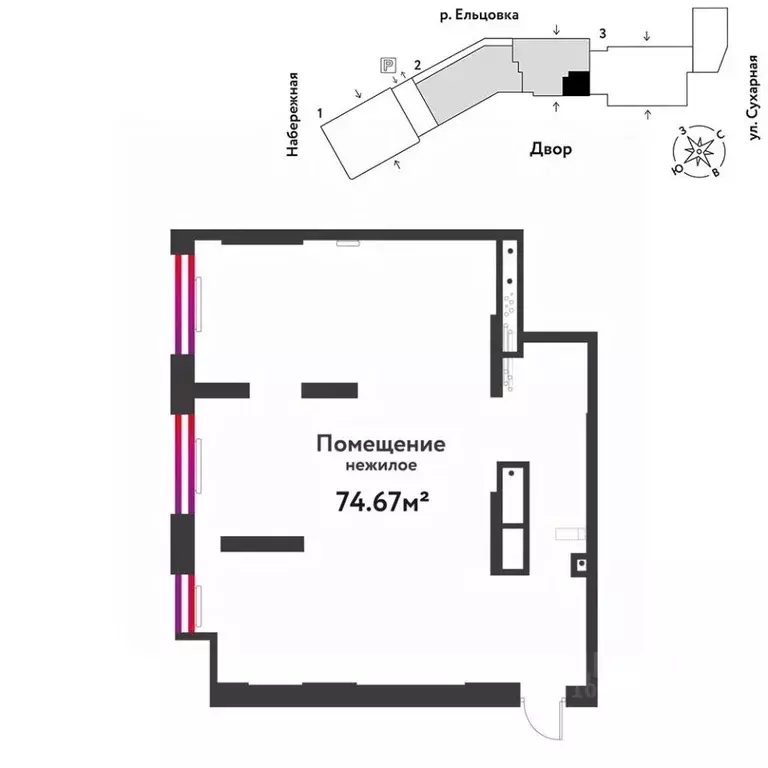 Торговая площадь в Новосибирская область, Новосибирск Сухарная ул., ... - Фото 1