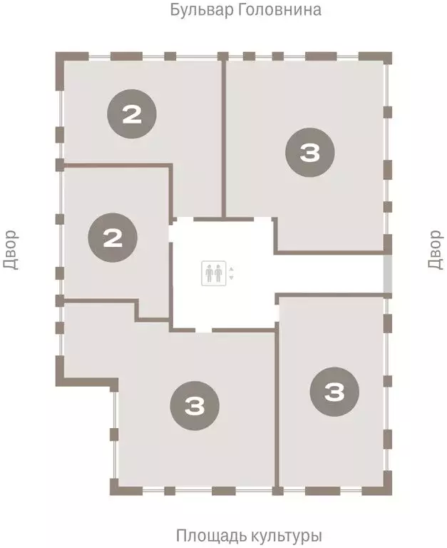 2-комнатная квартира: Санкт-Петербург, Василеостровский район, ЖК ... - Фото 2