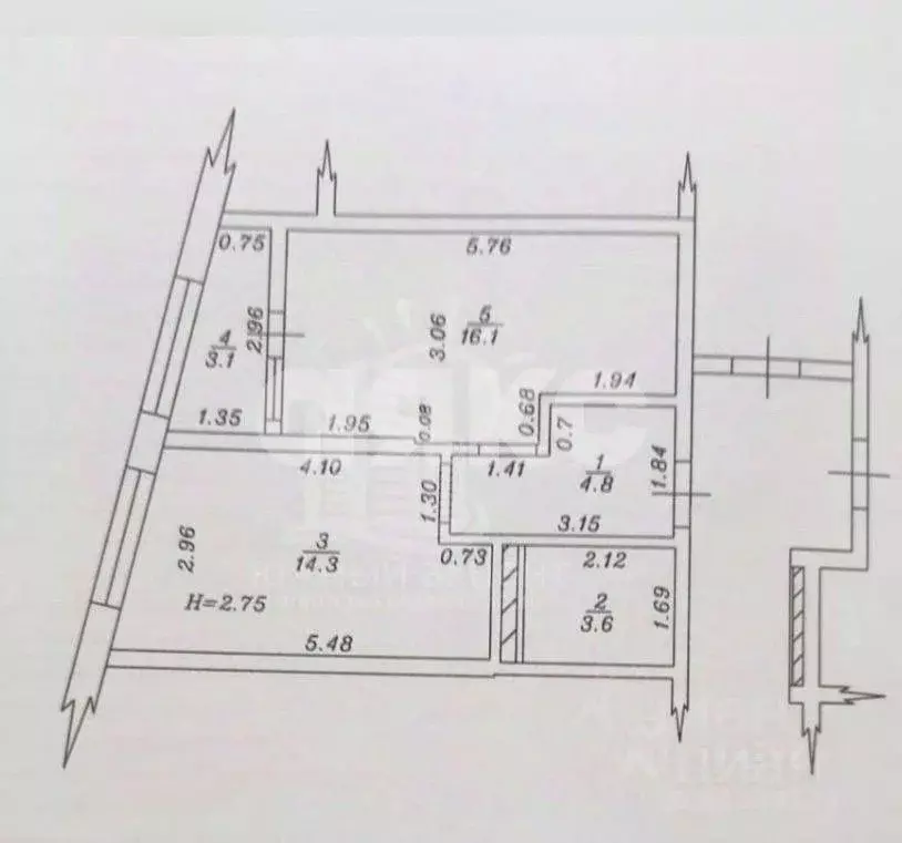 1-к кв. Краснодарский край, Анапа ул. Толстого, 130к1 (40.0 м) - Фото 2
