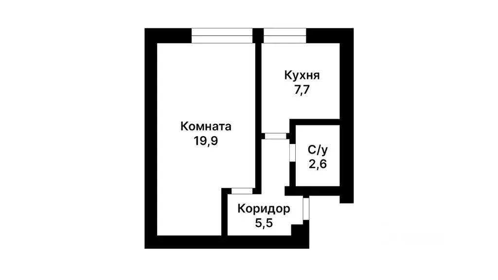 1-к кв. Москва Вешняковская ул., 25/2 (34.5 м) - Фото 2