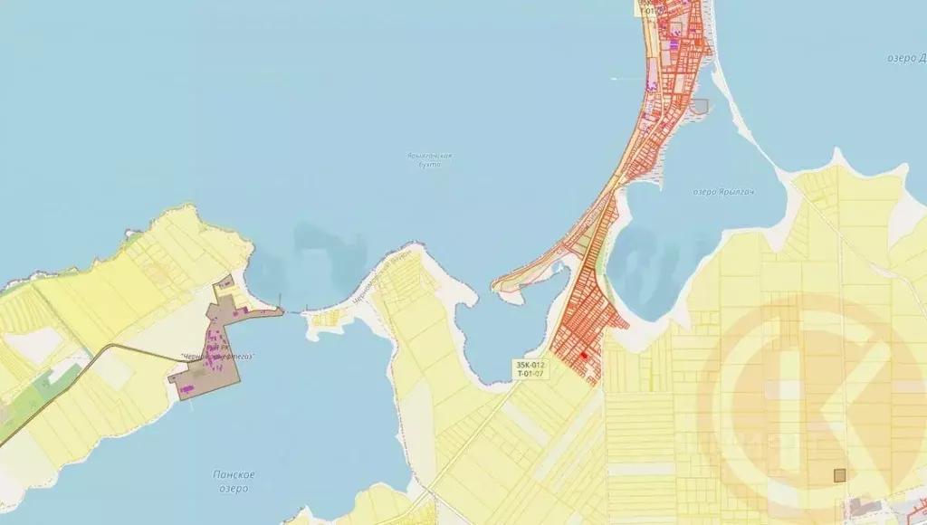 Участок в Крым, Черноморский район, с. Межводное ул. Цветочная (6.0 ... - Фото 1