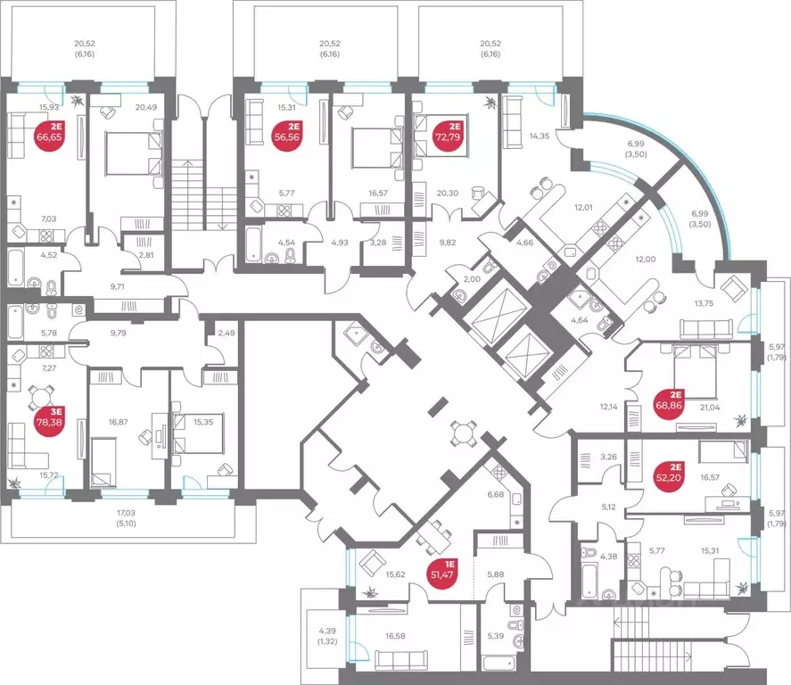 2-к кв. Пермский край, Пермь Советская ул., 16 (52.5 м) - Фото 2