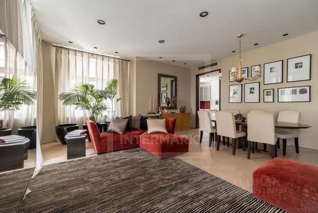 3-к кв. Москва Малая Бронная ул., 42/14 (115.0 м) - Фото 1