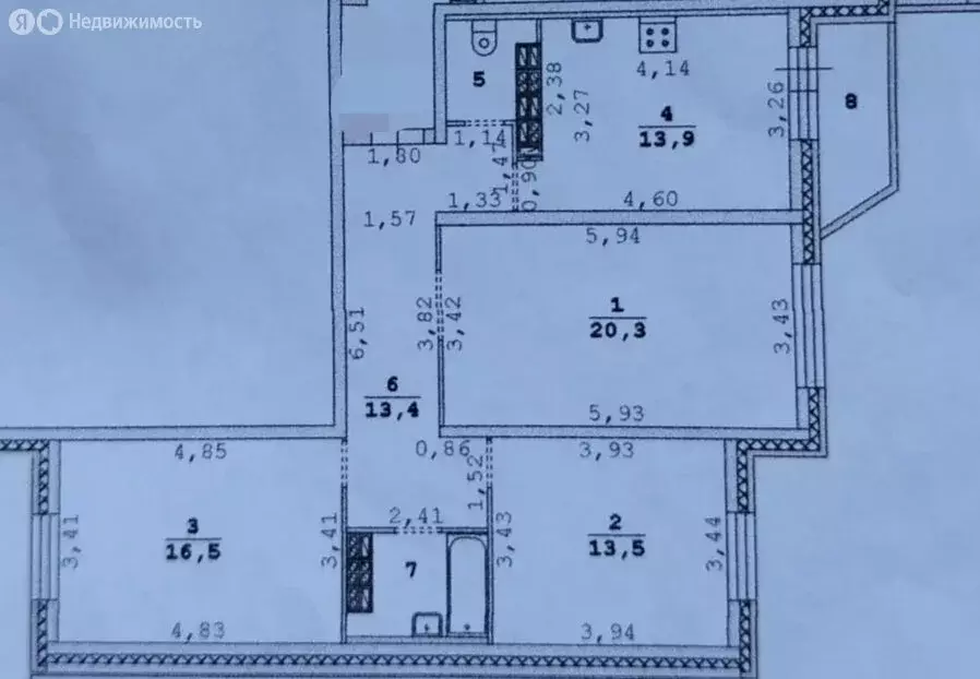 3-комнатная квартира: Екатеринбург, Волчанский переулок, 2А (83.5 м) - Фото 1