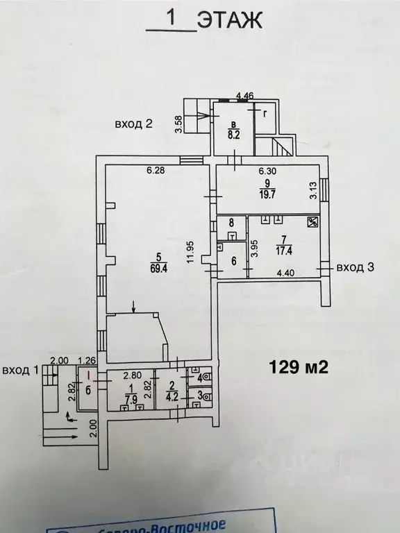 Торговая площадь в Москва ул. Молодцова, 21 (129 м) - Фото 1