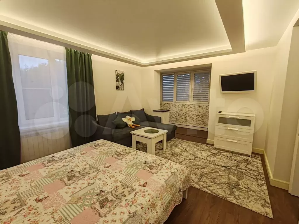 1-к. квартира, 34 м, 1/9 эт. - Фото 1