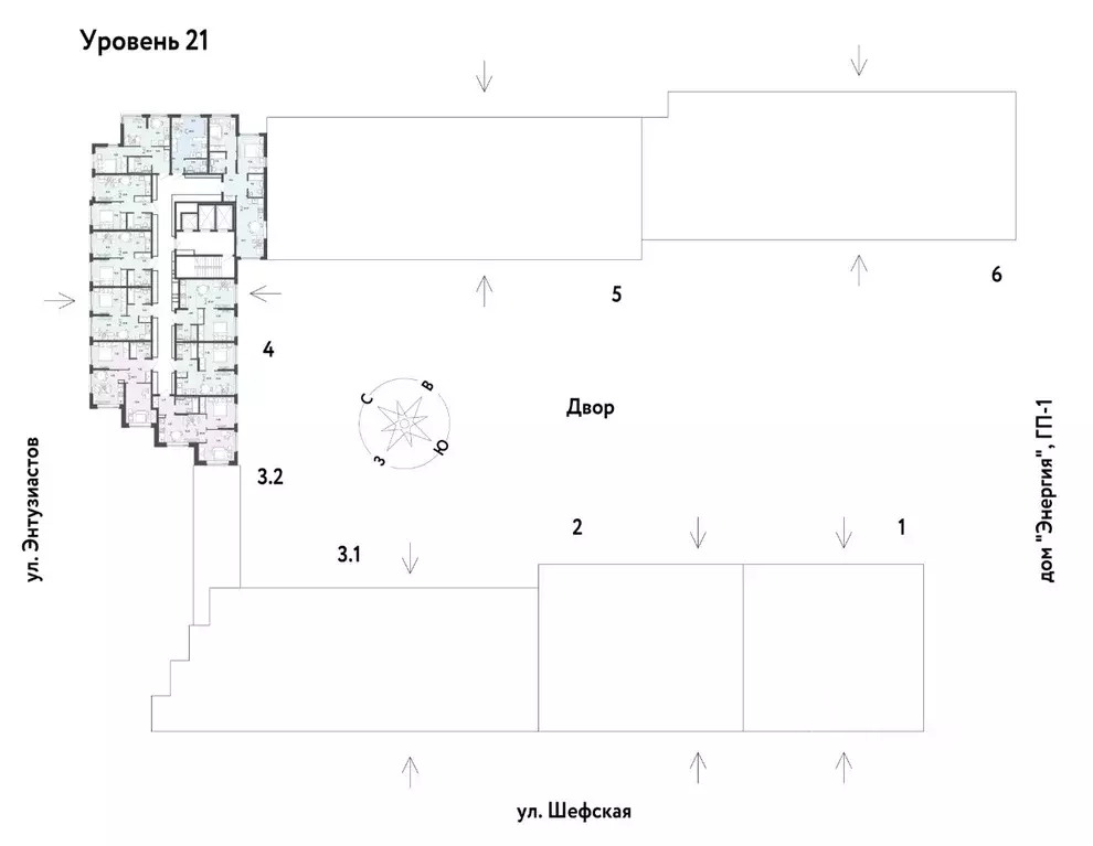 3-к кв. Свердловская область, Екатеринбург ул. Шефская, 28А (48.22 м) - Фото 2